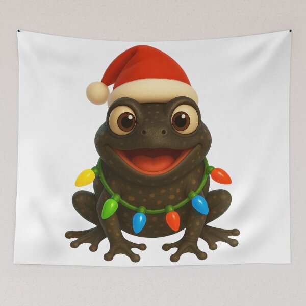 Aperçu de l'œuvre Joyeux Noël à Monte Iberia Eleuth Frog créée et vendue par Sillytoe.
