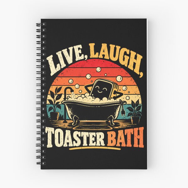 Item preview, Live, Laugh, Toaster Bath Dark Humor Meme Parody designed and sold by SkeletonsDanger.
