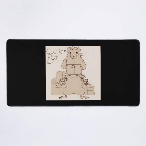 Item preview, Courier Rat Cartoon Illustration designed and sold by elijbclaude.