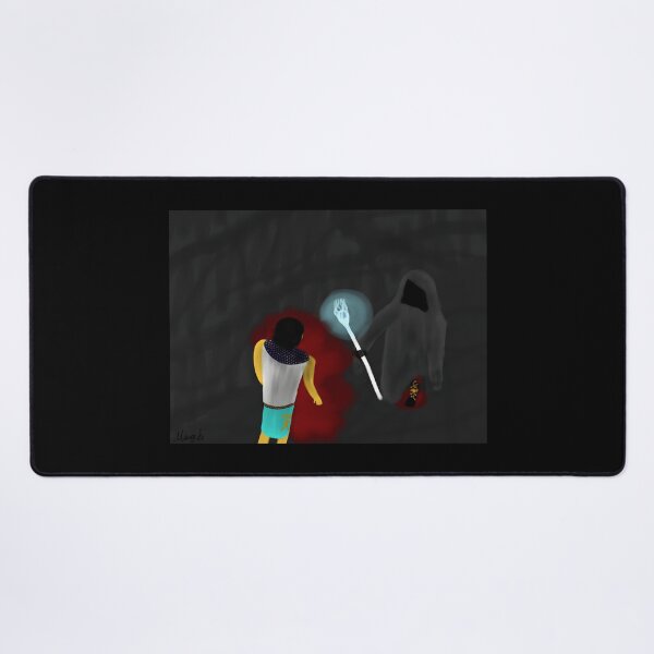 Item preview, Ancient Egyptian Pharaoh Facing Mysterious Hooded Figure Artwork designed and sold by lcnsdjstrtrystd.