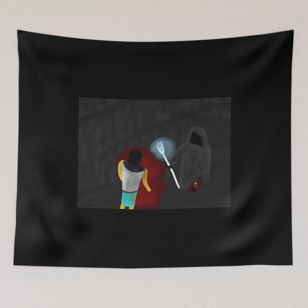 Item preview, Ancient Egyptian Pharaoh Facing Mysterious Hooded Figure Artwork designed and sold by lcnsdjstrtrystd.