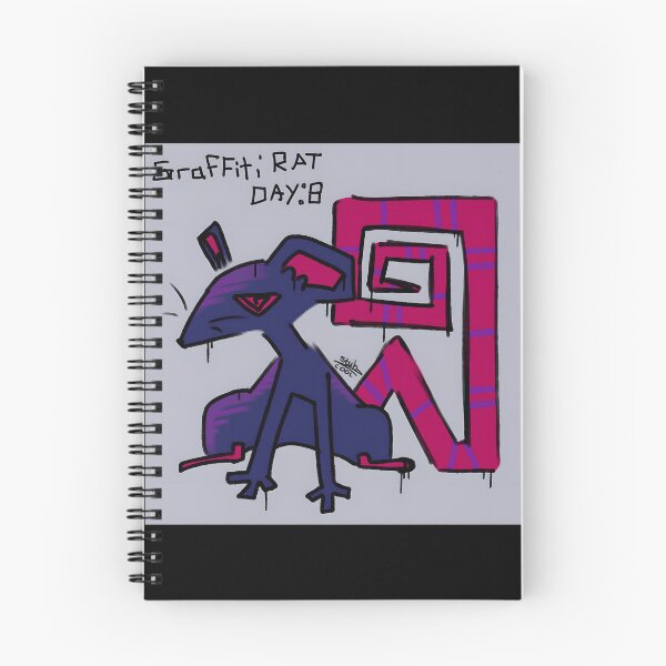 Item preview, Graffiti Style Rat Character with Spiral Tail designed and sold by elijbclaude.