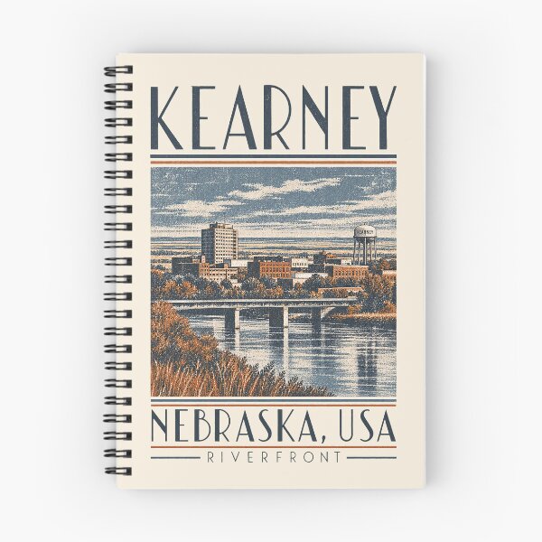 Artikelvorschau, Kearney, Nebraska, USA [Industrieller Grunge-Print] entworfen und verkauft von elektronen.