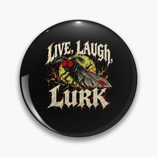 Item preview, Live, Laugh, Lurk Mothman Cryptid Horror Paranormal Monster designed and sold by HumansStuck12.
