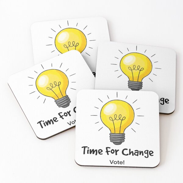Item preview, Vote, Time for Change, Vote Blue,  funnyfits70, Humor, Funny, retro, vintages, funny quotes, animal humor, designed and sold by FunnyFits70.