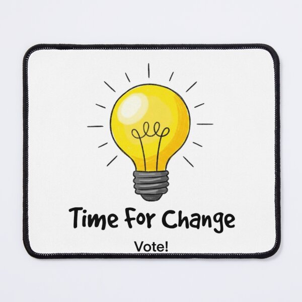 Item preview, Vote, Time for Change, Vote Blue,  funnyfits70, Humor, Funny, retro, vintages, funny quotes, animal humor, designed and sold by FunnyFits70.