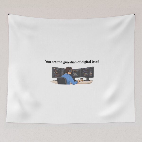 Item preview, Guardian of Digital Trust designed and sold by NiftyWrx.