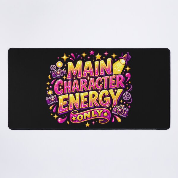 Item preview, Main Character Energy Only Retro Pop Art designed and sold by HANG ON STUDIO .