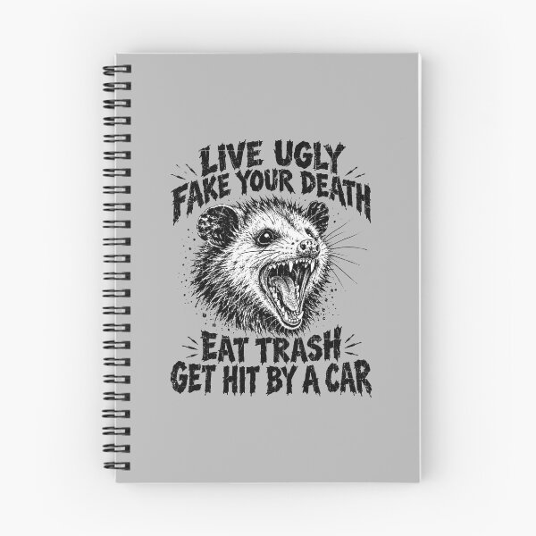 Item preview, Live Ugly Fake Your Death Eat Trash Possum Screaming designed and sold by Yellowriversss.