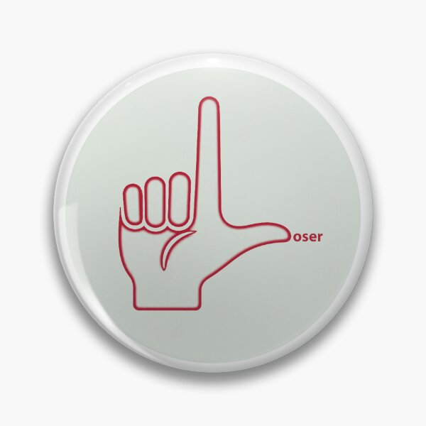Item preview, Minimalist Loser Gesture- Retro Artwork designed and sold by 3rdBirdInk.