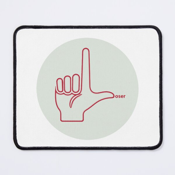 Item preview, Minimalist Loser Gesture- Retro Artwork designed and sold by 3rdBirdInk.