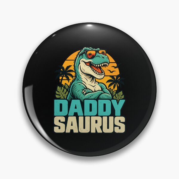 Item preview, Funny Dinosaur Dad Daddy Saurus Retro T Rex Design designed and sold by stmpdwrld.