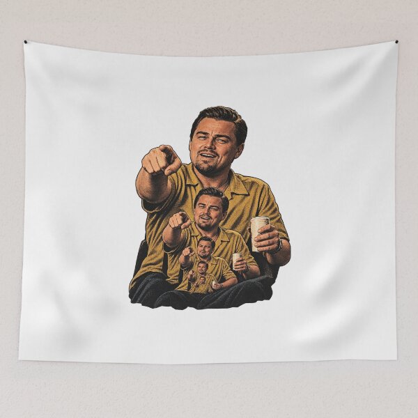 Item preview, Leonardo DiCaprio Pointing Meme Recursive Art designed and sold by Fashvora.