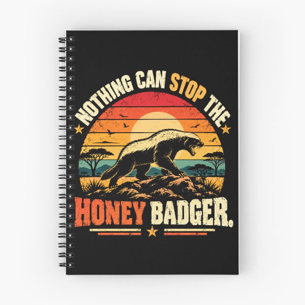 Item preview, Nothing Can Stop The Honey Badger Fearless Wildlife Animal Enthusiast designed and sold by SkeletonsDanger.