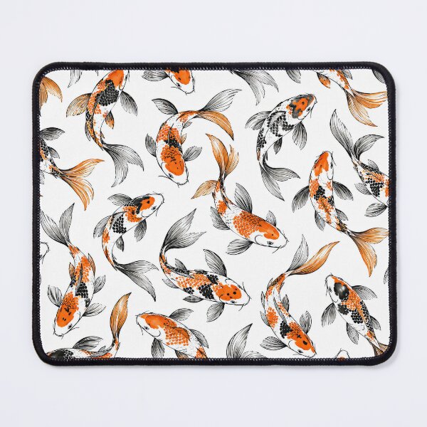 Item preview, Elegant Orange Black Koi Pattern designed and sold by MagicStrawberry.