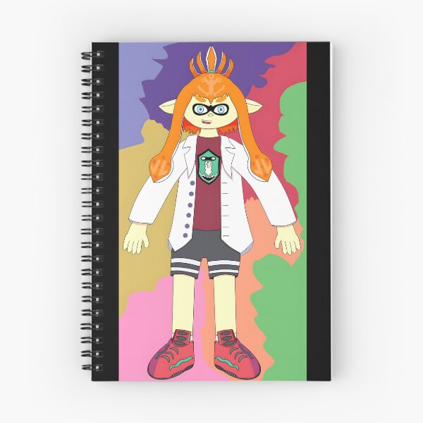 Item preview, Splatoon Inkling Scientist Character with Orange Tentacle Hair designed and sold by lcnsdjstrtrystd.