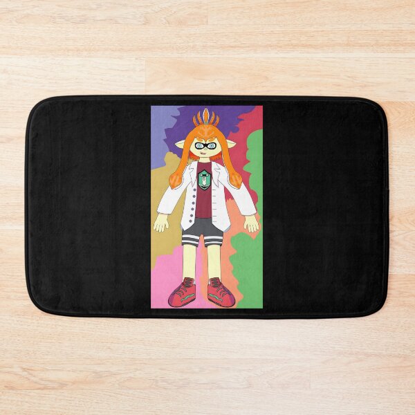 Item preview, Splatoon Inkling Scientist Character with Orange Tentacle Hair designed and sold by lcnsdjstrtrystd.