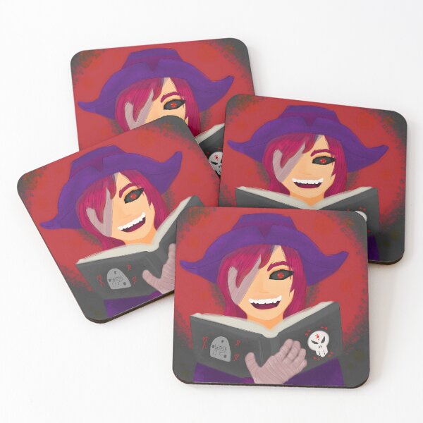 Item preview, Dark Wizard Reading a Spellbook with Red Eye and Purple Hat designed and sold by elijbclaude.