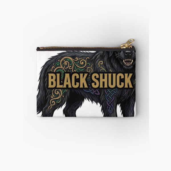 Item preview, Gothic Black Shuck Emblem - Cryptid Hound Art designed and sold by IllumeInk.