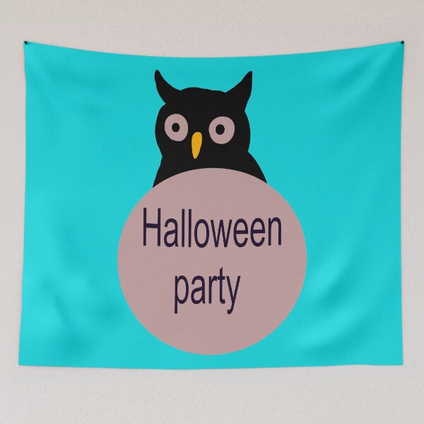 Item preview, Cute Halloween Party Owl - Spooky Night Mascot designed and sold by NAMASTHE WORLD.