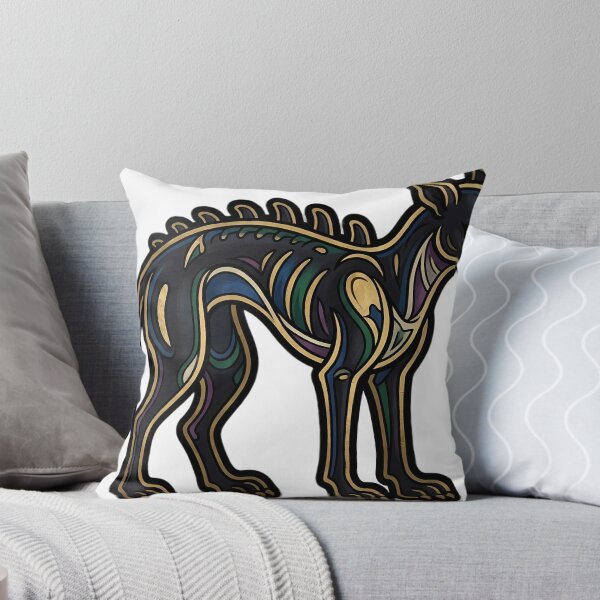 Item preview, Gothic Chupacabra Emblem - Cryptid Hound Art designed and sold by IllumeInk.