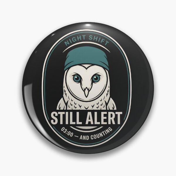 Item preview, Night Shift Still Alert designed and sold by SplashTastic.