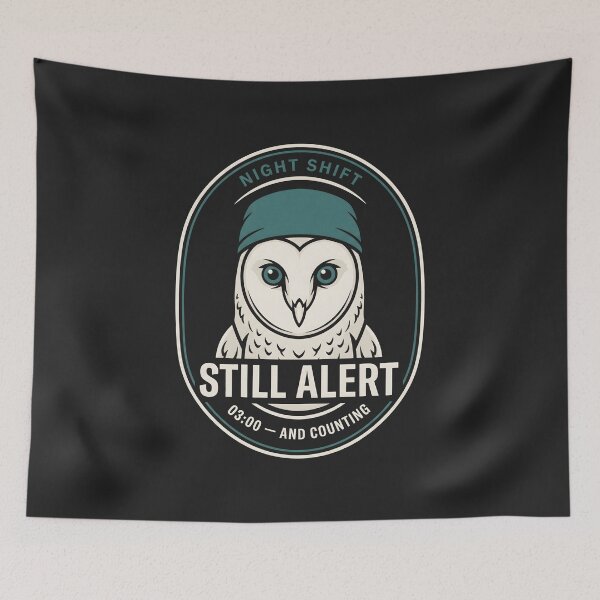 Item preview, Night Shift Still Alert designed and sold by SplashTastic.