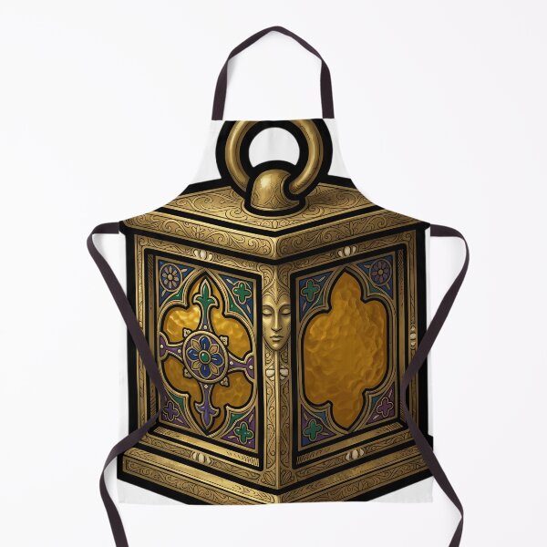 Item preview, Gothic Brass Lantern - Cryptozoology Field Art designed and sold by IllumeInk.