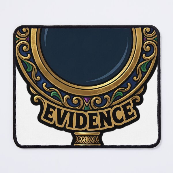 Item preview, Gothic Brass Looking Glass - Cryptozoology Evidence Art designed and sold by IllumeInk.
