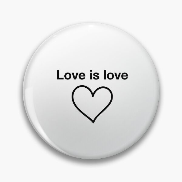 Item preview, Love is love minimalist heart designed and sold by NiftyWrx.