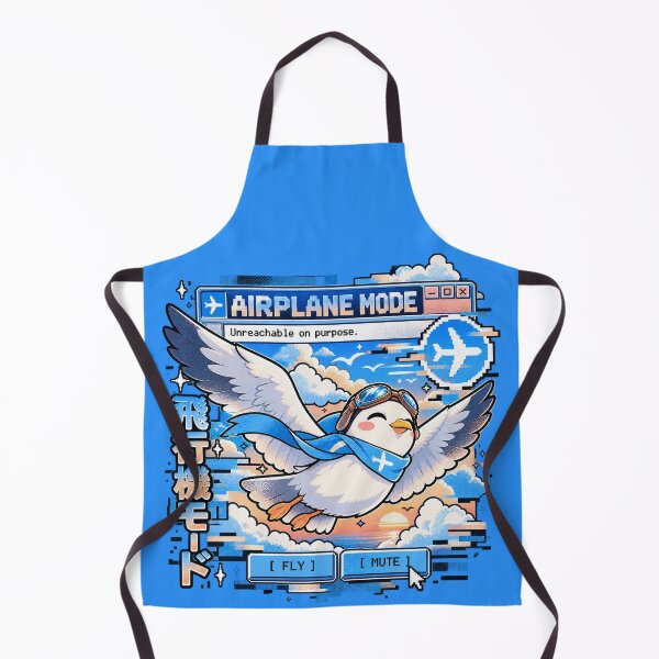 Item preview, Airplane Mode - Relaxed Seagull Glitch Manga designed and sold by Visual Dept..
