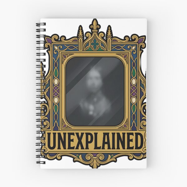 Item preview, Gothic Daguerreotype Plate - Cryptid Unexplained Records Art designed and sold by IllumeInk.