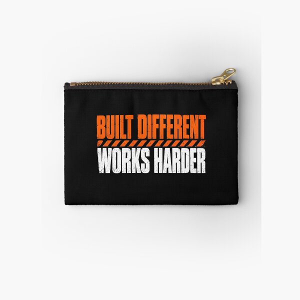 Item preview, Built Different Works Harder Blue Collar Shirt designed and sold by StudioBilly3000.