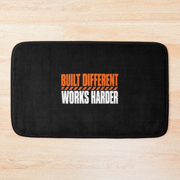 Item preview, Built Different Works Harder Blue Collar Shirt designed and sold by StudioBilly3000.