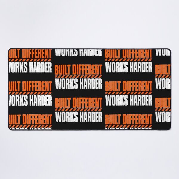 Item preview, Built Different Works Harder Blue Collar Shirt designed and sold by StudioBilly3000.
