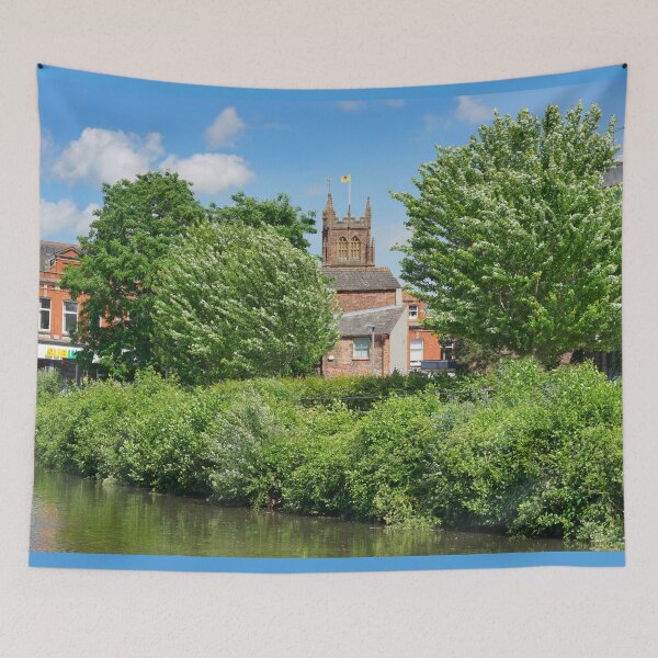 Item preview, Taunton St James Church and River Tone designed and sold by Alisonchambers2.