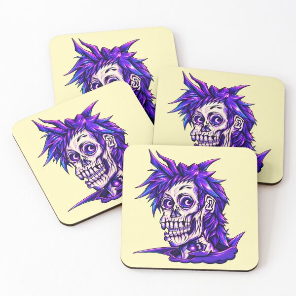 Item preview, Neon Purple Pink Skull with Glowing Eyes designed and sold by Sugostadigital.
