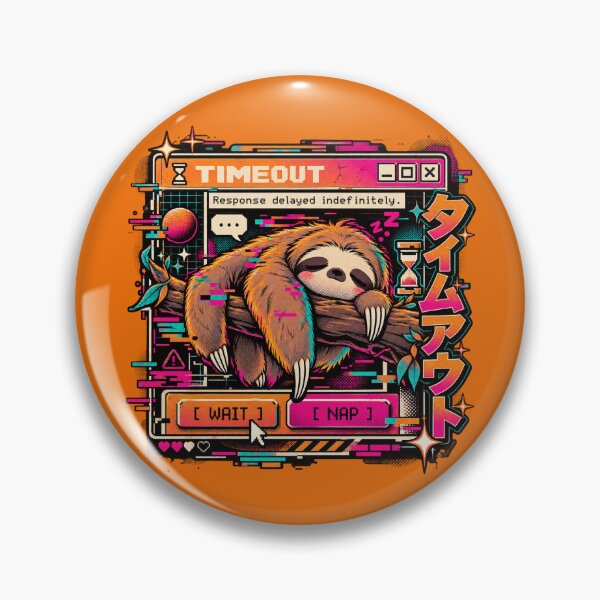Item preview, Timeout - Perezoso Lento Glitch Manga designed and sold by Visual Dept..