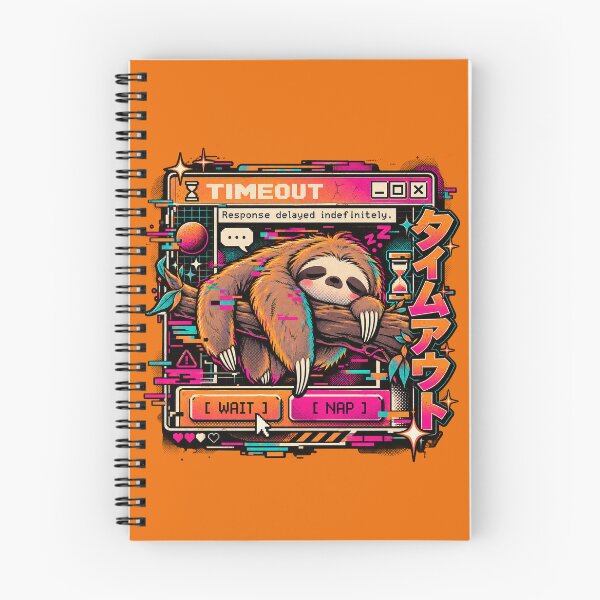 Item preview, Timeout - Slow Sloth Glitch Manga designed and sold by Visual Dept..