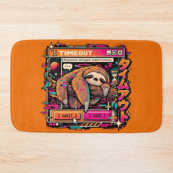 Item preview, Timeout - Slow Sloth Glitch Manga designed and sold by Visual Dept..