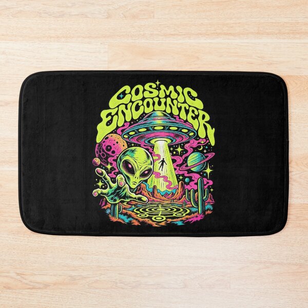 Item preview, Psychedelic Cosmic Encounter Alien UFO Abduction designed and sold by zzz888.
