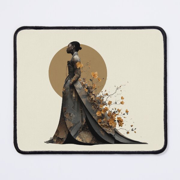 Item preview, Golden Floral Modern Hanbok Elegance designed and sold by colorful-white.