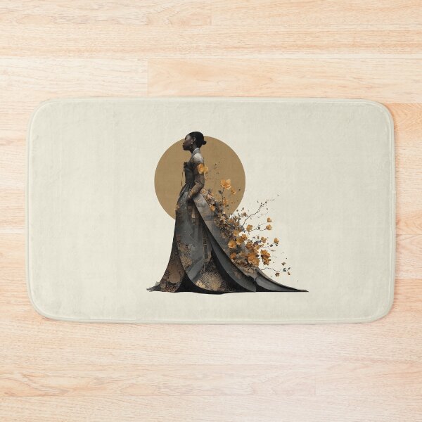 Item preview, Golden Floral Modern Hanbok Elegance designed and sold by colorful-white.