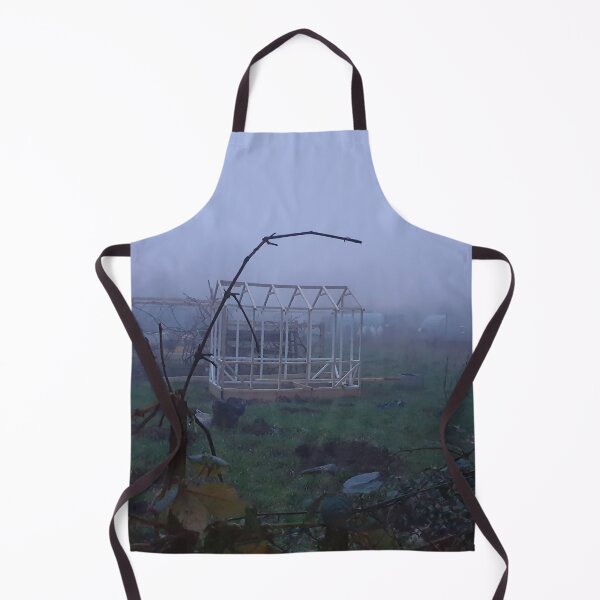 Item preview, Foggy Allotment in Early Morning designed and sold by Lu-Lula.
