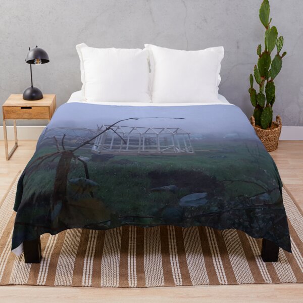 Item preview, Foggy Allotment in Early Morning designed and sold by Lu-Lula.