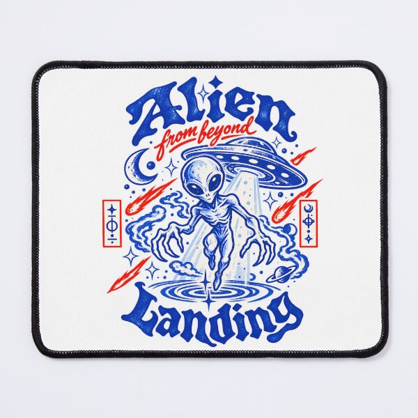 Item preview, Vintage Alien Landing From Beyond Retro UFO designed and sold by zzz888.