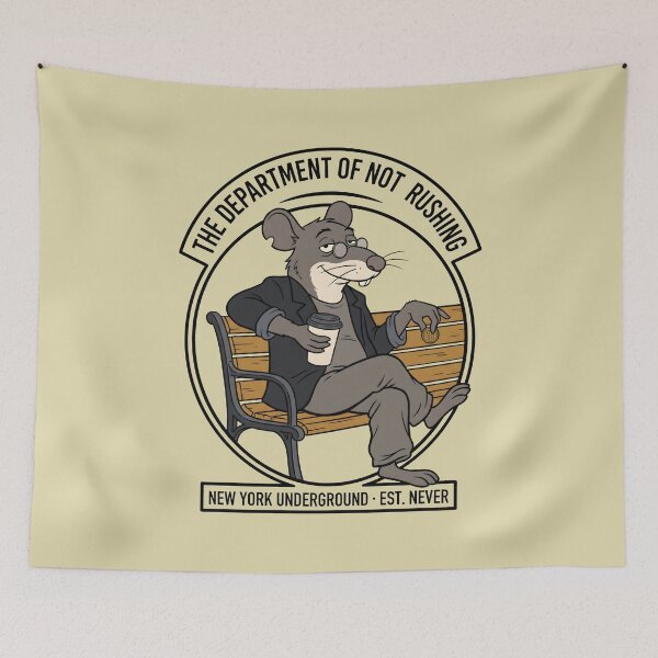 Item preview, The Department of Not Rushing designed and sold by SplashTastic.