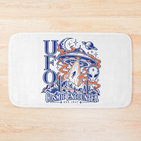 Item preview, Retro Cosmic Encounter 1947 Desert UFO designed and sold by zzz888.