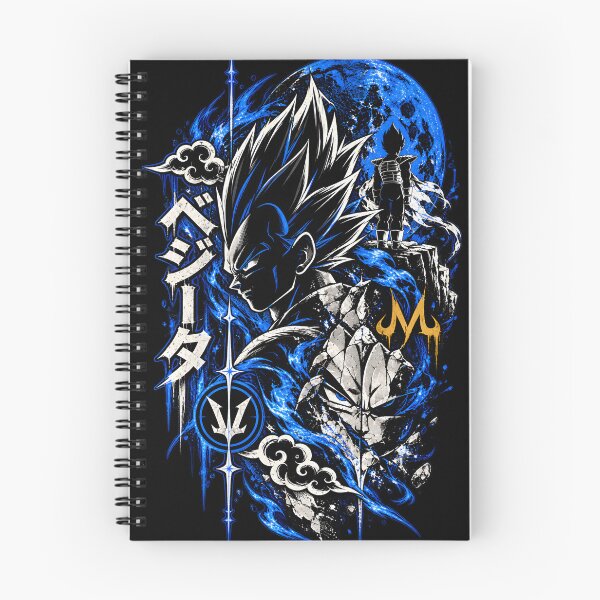 Item preview, Vegeta Blue Moon – Saiyan Prince Energy Artwork designed and sold by QubekShop.