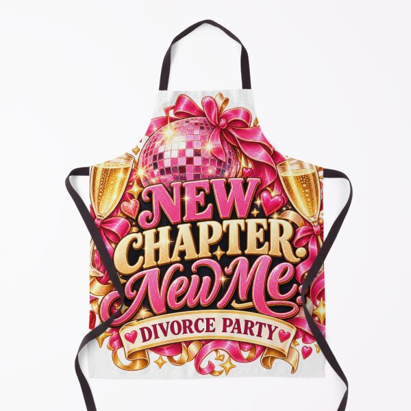 Item preview, New Chapter New Me Divorce Party Sticker – Pink Disco Ball & Champagne Celebration designed and sold by CoquetteLunaCo.